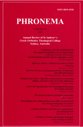 Phronema Volume 16, 2001
